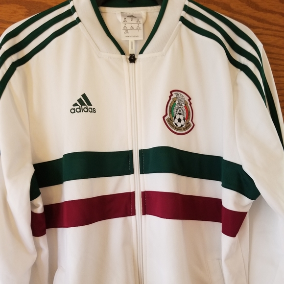 adidas mexico track jacket white